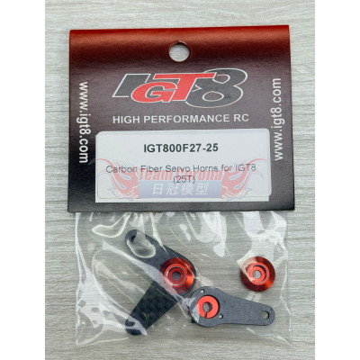 IGT8 Carbon Fiber Servo Horns for IGT8 (25T) IGT800F27-25